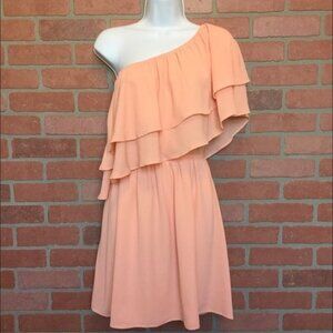 Show Me Your Mumu Womens Dress Size M ruffle off shoulder